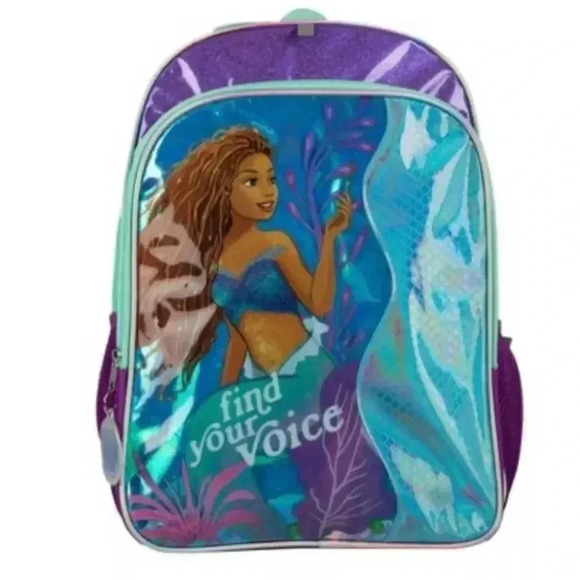Disney The Little Mermaid Kids' 16" Backpack - Picture 1 of 6